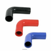 90 Degree Silicone Pipe BLACK/BLUE/RED