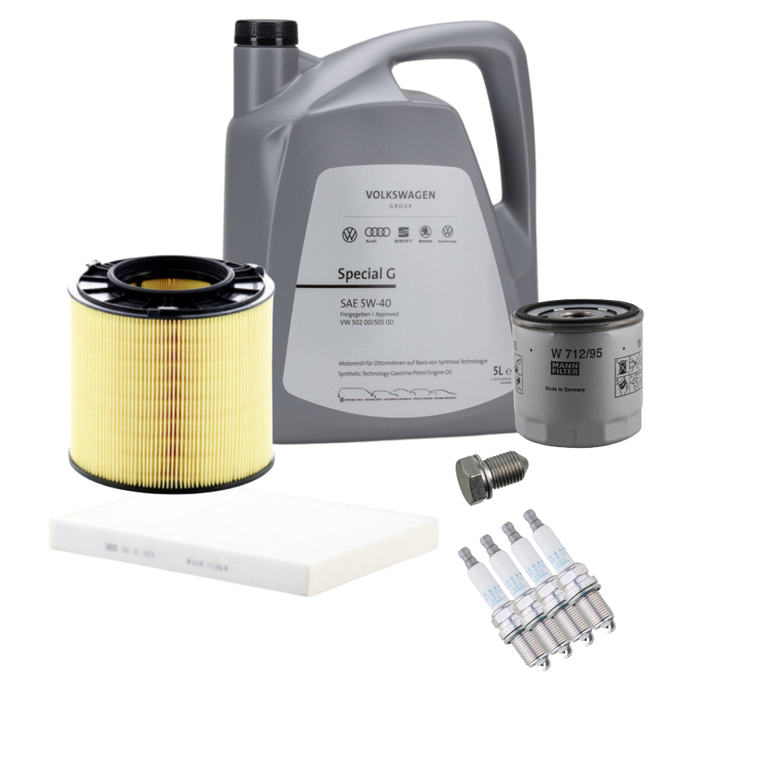 thumbnail interactive-video image 1 of Complete Service Kit For Audi A1 2010-2018 – 1.2 & 1.4 TFSi Petrol – Includes Oil 1 of 3