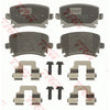 Volkswagen Passat, Scirocco, Jetta, Golf 5, Golf 6, Caddy, Touran, EOS, CC, Audi A3,A4,A6,Q3,TT Seat Leon, Octavia, Altea, Skoda Rear Brake Pads TRW GDB1622 - aspiremotorsport