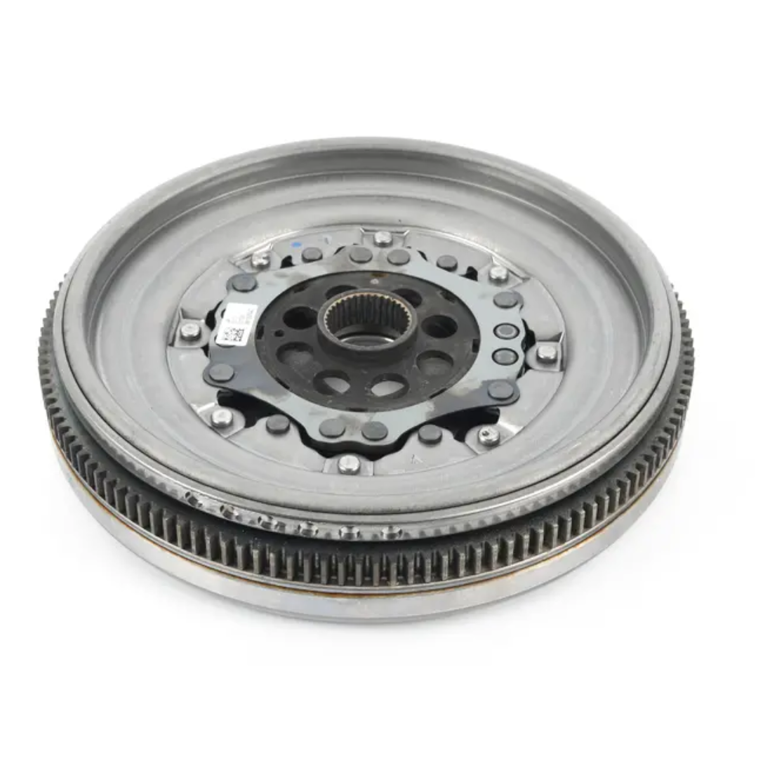 Used LUK 415 0937 09 Dual Mass Flywheel for Audi, SEAT, VW with 7-Speed Dual-Clutch Transmission.