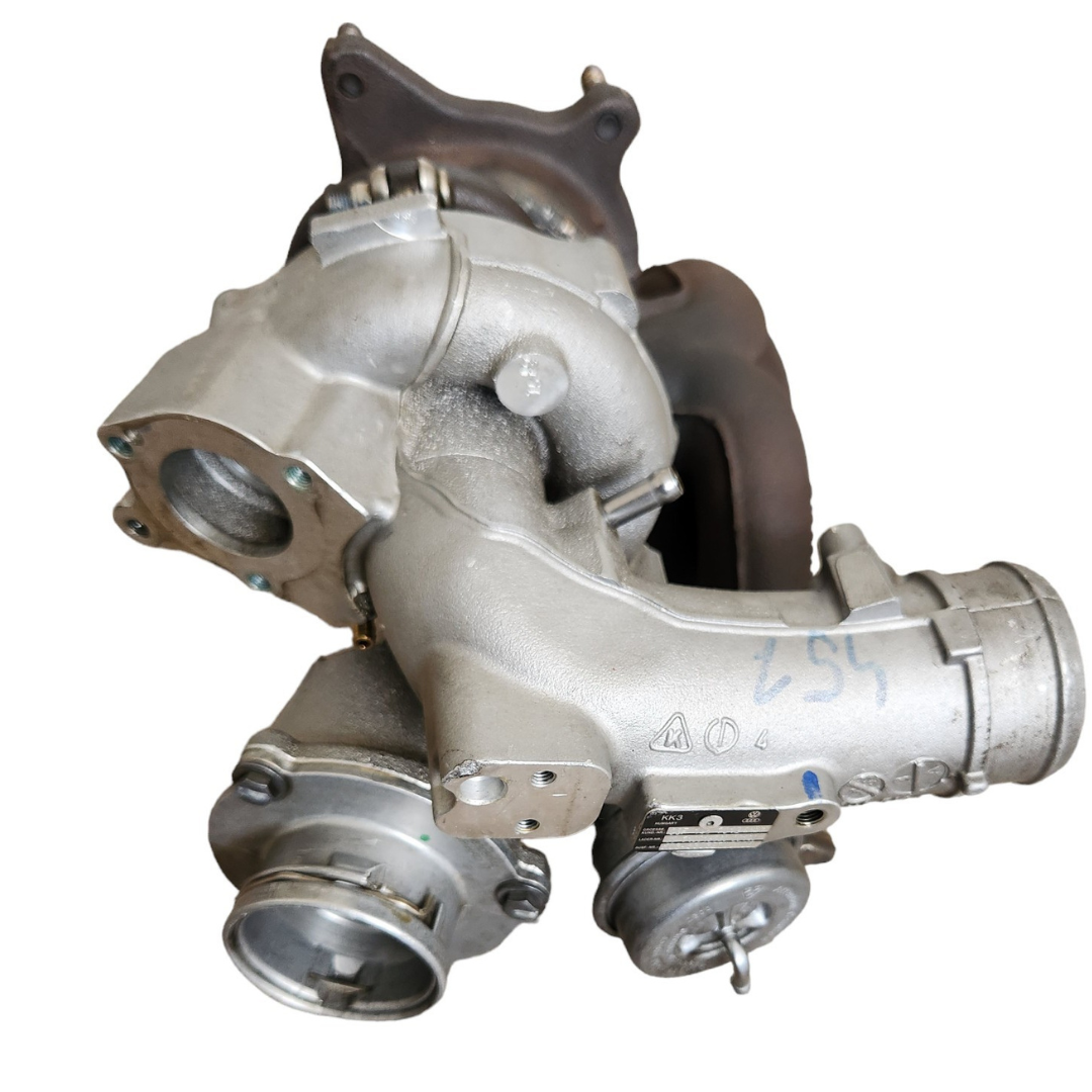 Reconditioned turbocharger assembly with exhaust manifold for Audi VW 2.0T engine