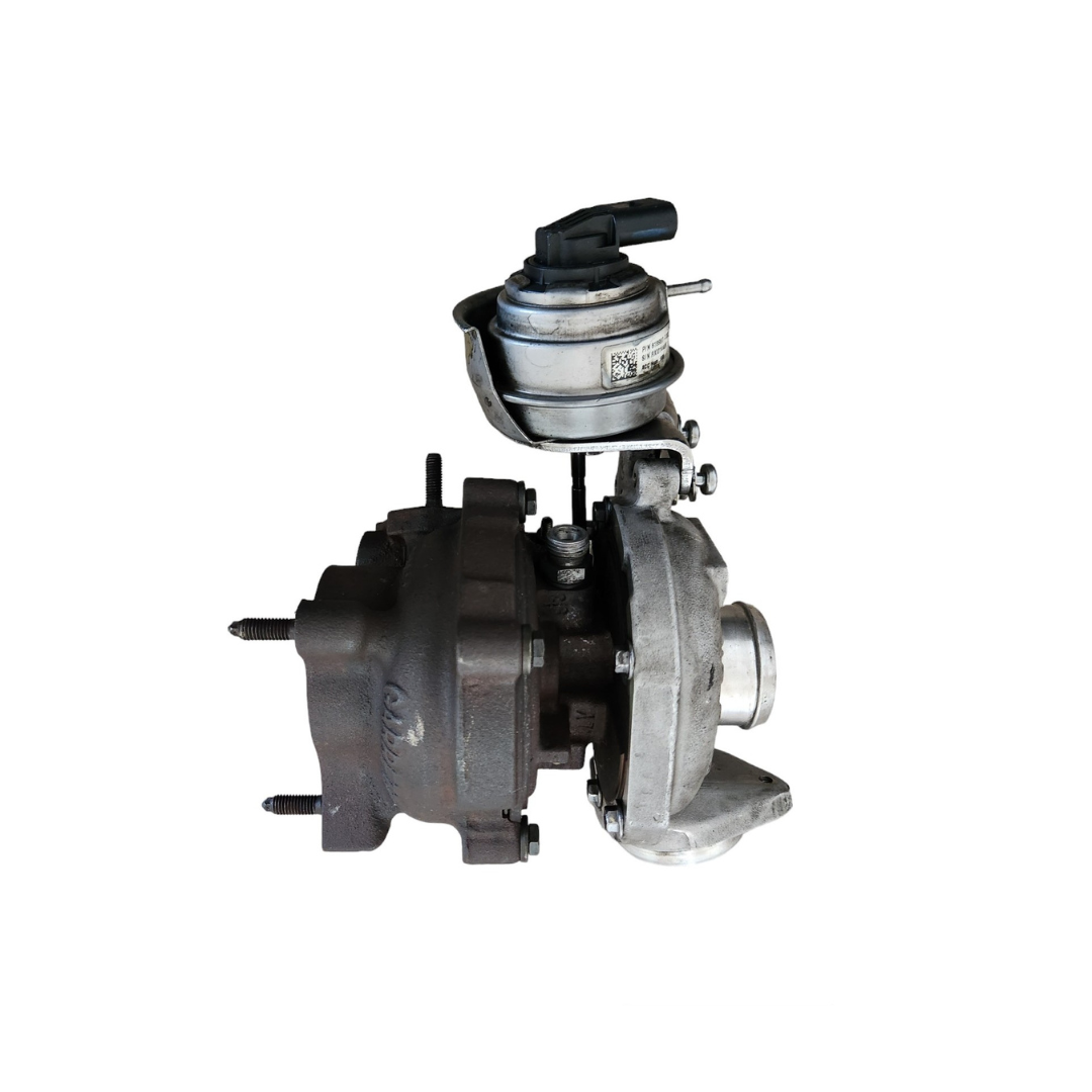 Used Honeywell turbocharger GTC1549VZ 03L145721B for Audi A4, A5, A6 2.0 TDi, showing minor signs of wear"