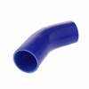45 Degree Silicone Pipe BLACK/BLUE/RED