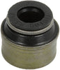 Set of 16 VICTOR REINZ 70-31306-00 valve stem seals in black, made from fluoride rubber for engine oil leak prevention.