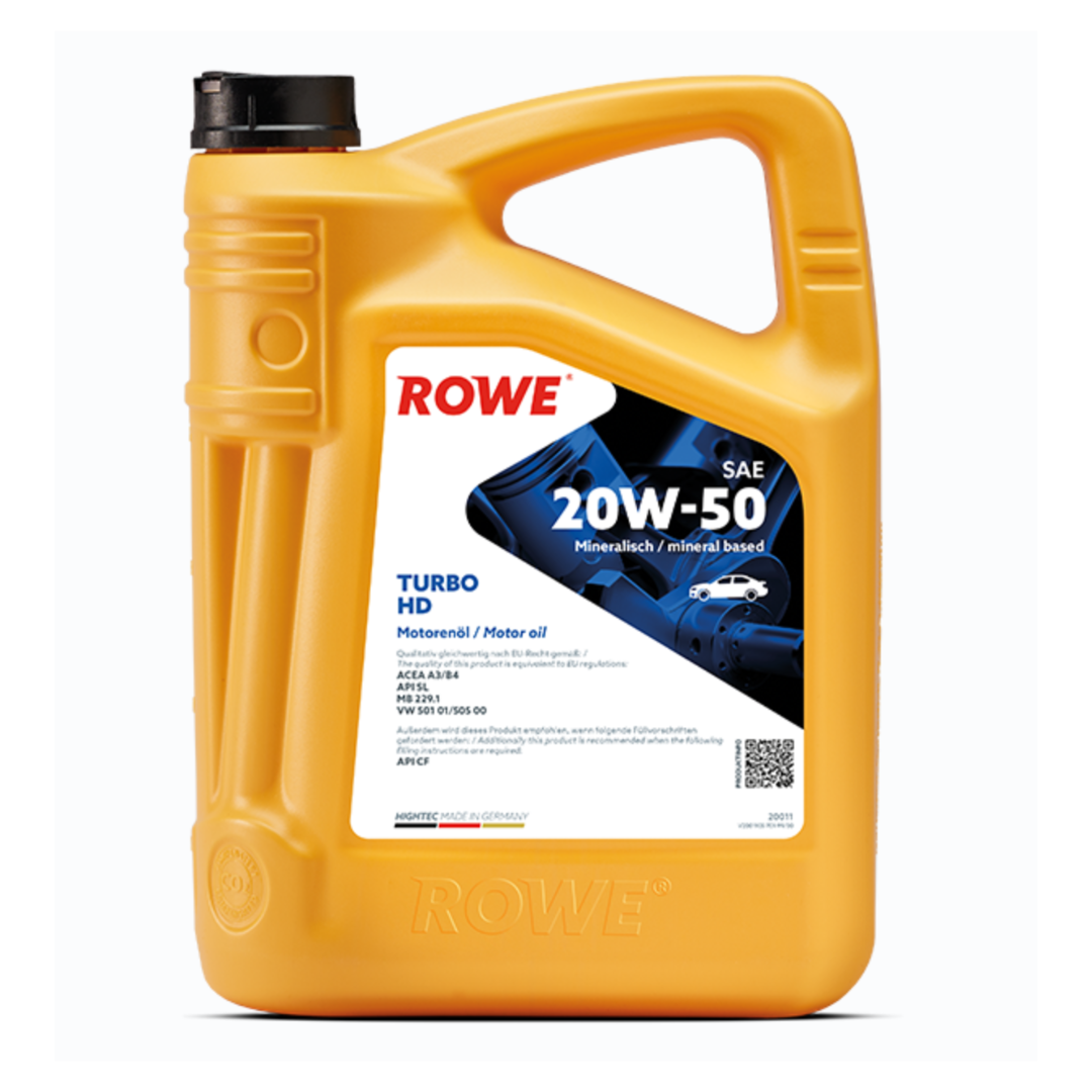 ROWE HIGHTEC TURBO HD SAE 20W-50 5L - aspiremotorsport