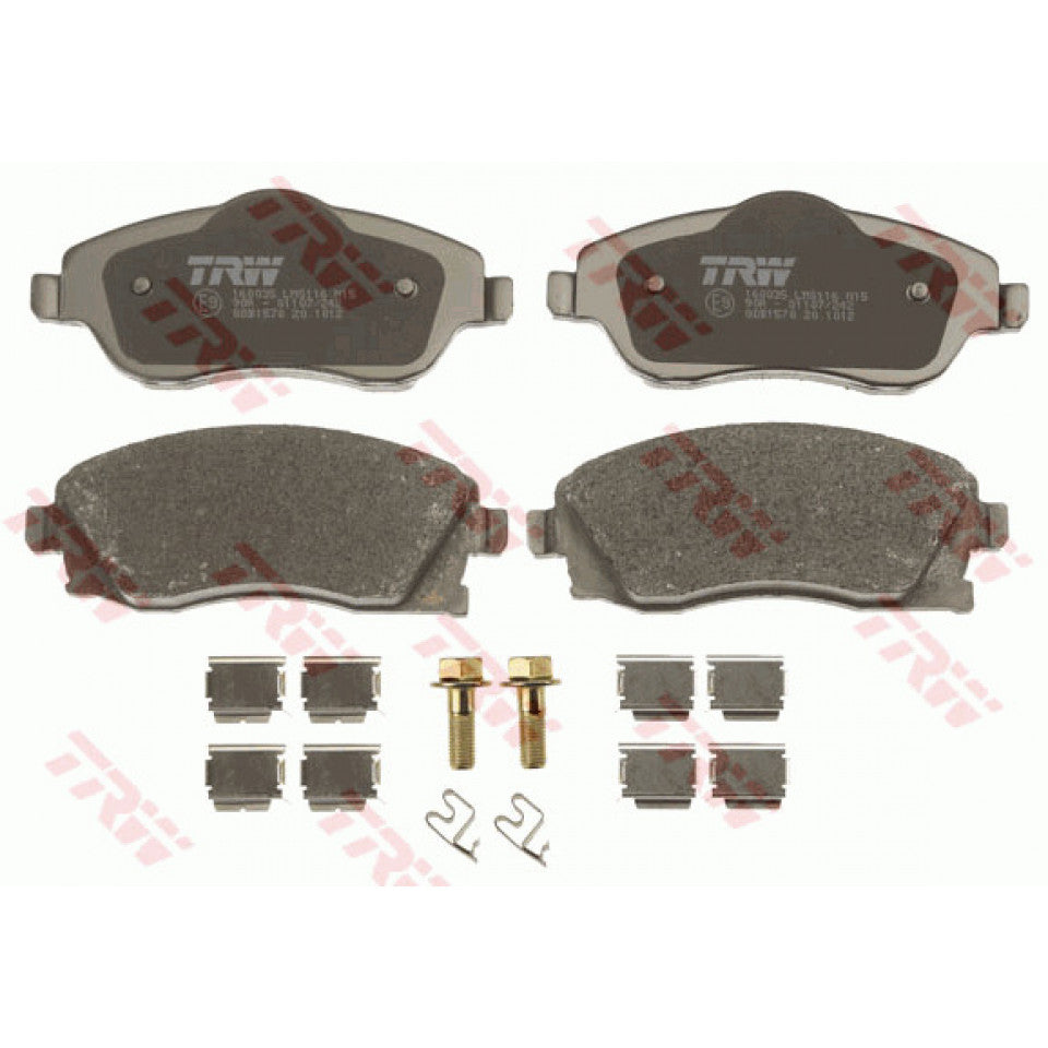 TRW FRONT BRAKE PADS GDB1570 FOR OPEL COMBO/CORSA/TIGRA/MERIVA - aspiremotorsport