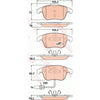 TRW FRONT BRAKE PADS GDB1814 AUDI A4 B8 (8K2/8K5/8KH), A5 (8T3/8F7/8TA) - aspiremotorsport