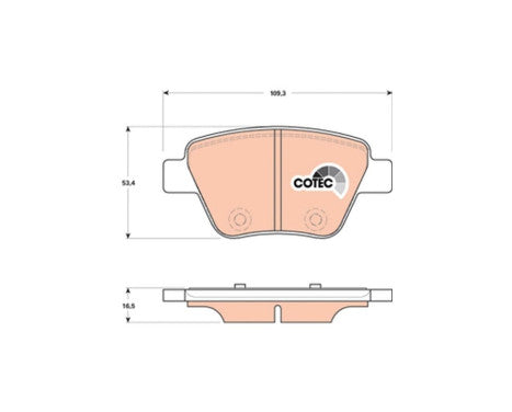 TRW Rear Brake Pads GDB1841 – Fits Audi A1/A3 & Volkswagen Golf/Jetta