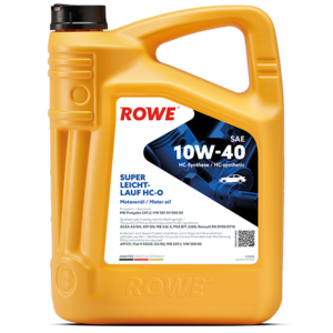 ROWE HIGHTEC SUPER LEICHTLAUF HC-O SAE 10W-40 5L - aspiremotorsport