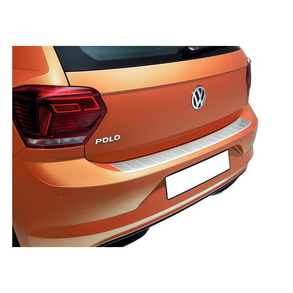 VW Polo 6 (AW) 2017 -2022 Loading Lip Protection (Stainless Steel Look) - aspiremotorsport
