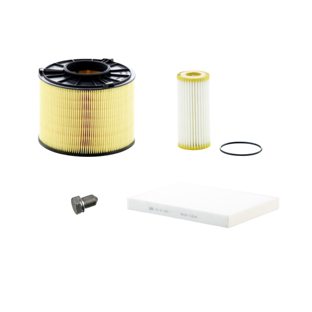 Audi A4 35 TFSI Intermediate Service Kit Components