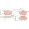 TRW FRONT BRAKE PADS GDB1291 for FIAT / LANCIA (95-07) - aspiremotorsport