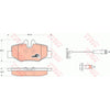 TRW BRAKE PADS GDB1601 VITO/VIANO REAR - aspiremotorsport