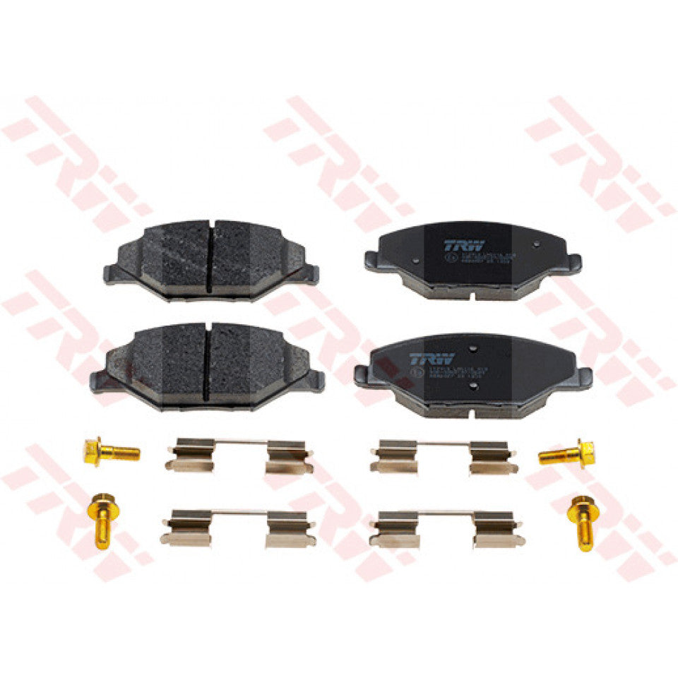 TRW FRONT BRAKE PADS GDB2027 for VW POLO V Saloon - aspiremotorsport