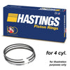 Hastings Piston Rings (2C5385S) for Volkswagen and Audi