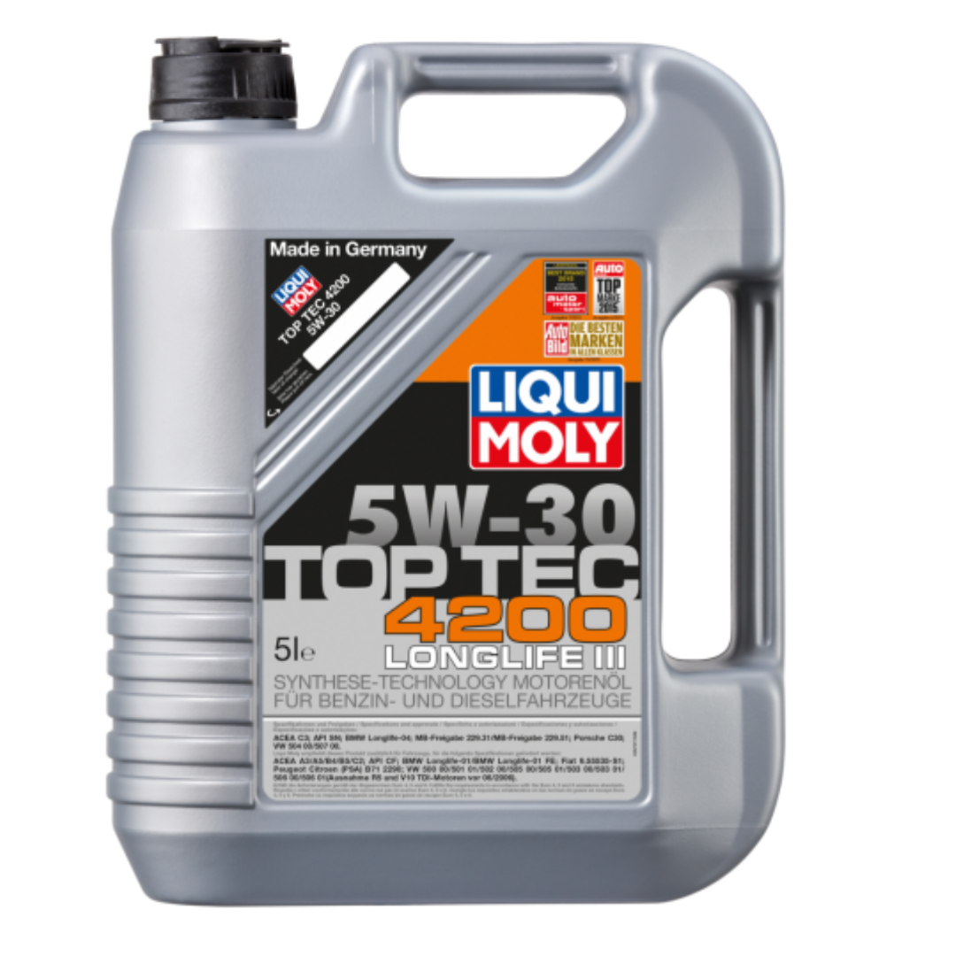 Liqui Moly Top Tec 4200 5W30 5ltr - aspiremotorsport