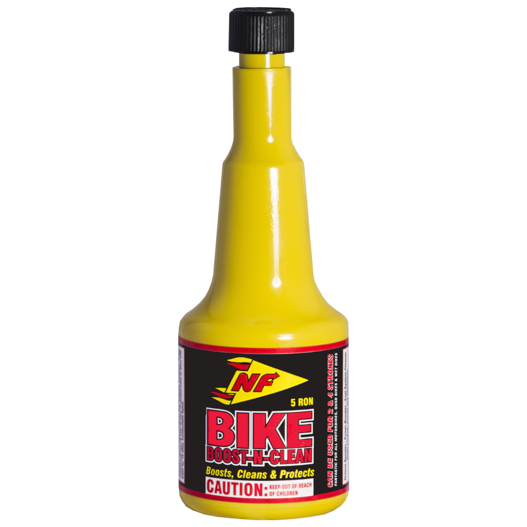 NF Additives NF Bike Boost-N-Clean fuel system cleaner for motorcycles, quads, jet skis, and boats
