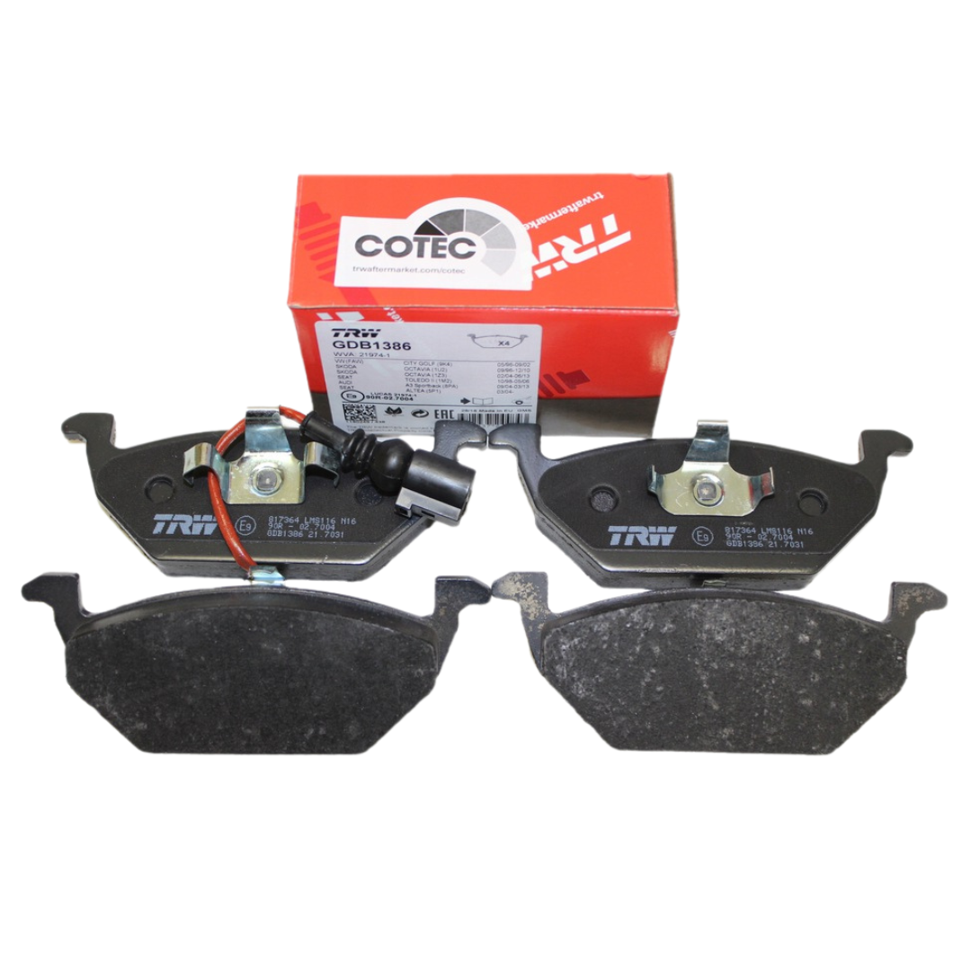 Volkswagen Caddy III Van/Estate Front Brake Pads GDB1386 - aspiremotorsport