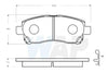 TRW FRONT PADS GDB7656 for Toyota Avanza - aspiremotorsport